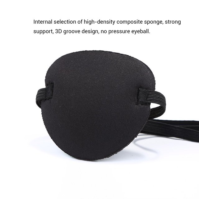 6 parches ajustables suaves y cómodos para los ojos, máscaras para un solo ojo para ambliopía, ojo perezoso