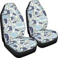 thumbnail image 3 of XYZCANDO Car Seat Cover Set Washable Car Seat Covers Car Seat Covers Set Anti-Slip Breathable Sedan Auto, Fish Camouflage Pattern, 3 of 10