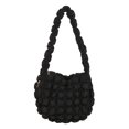 thumbnail image 1 of Bolso Nube para Mujer Cruzado Plisado Nailon Acolchado Informal A La Mano Femenino, 1 of 9