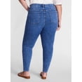 thumbnail image 3 of Terra & Sky Women's Plus Signature High Rise Skinny Jeans, 30" Inseam, Sizes 16W-26W, 3 of 5