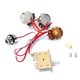 thumbnail image 5 of 1 juego de arnés de cableado para guitarra eléctrica, precableado, interruptor de palanca de 5 vías, 1 potenciómetro de volumen y 1 de tono, conector 250K, 1T1V GU104, 5 of 8