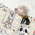 thumbnail image 2 of Yiaed Hand Drawn Animals Print Dog Blankets-Cat Blanket Washable for Couch Protection,Puppy Blanket, Soft Plush Reversible Throw Furniture Protector-Medium, 2 of 8