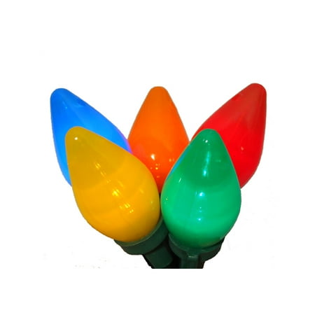 set of 25 opaque multi led retro style c9 christmas lights set of 25 opaque multi led retro style c9 christmas lights