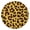 Yellow and Brown, variant on Zebra and Leopard Print Pattern Round Fitted Tablecloth with Elastic Edge,Dining Table Cover Waterproof,Outdoor Round Tablecloth for Camping,Dining,Indoor and Outdoor