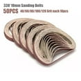 thumbnail image 1 of Chendee 50Pcs/Set 330*10Mm Sanding Belts Abrasive Bands For Belt Sander Abrasive Tools, 1 of 9