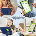 thumbnail image 2 of SUPNICE Case For Amazon Fire HD 8 tablet 2024(12th Generation), All-New Fire HD 8 Plus Tablet Case, Slim Shockproof Rugged High Impact Protective Case with Kickstand,Navy Blue and Green, 2 of 7