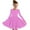Purple, variant on GERsome Long Sleeve Dress for Kids Girls A Line Swing Plain Color Basic Skater Twirl Party Dresses 4-14 Years