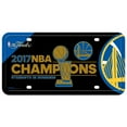 thumbnail image 1 of Golden State Warriors 2017 NBA Finals Champs Metal License Plate, 1 of 3