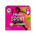 thumbnail image 3 of Playtex Sport Odor Shield Tampons (16ct Regular/16ct Super), with 360 Leak Defense, Unscented, 32 Count, 3 of 14