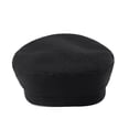 thumbnail image 2 of Gorra de chófer, boina negra, sombrero de disfraz de conductor, sombreros octogonales JFHHH pequeña, 2 of 4