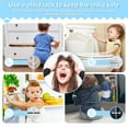 thumbnail image 2 of ABCPOW Baby Locks 10 Pack Child Safety Cabinet Proofing,Safe Quick & Easy 3M Adhesive Cabinet Drawer Door Latches No Screws&Magnets Multi-Purpose Locks Straps for Furniture Kitchen Ovens Toilet Seats, 2 of 7