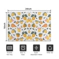 thumbnail image 5 of Mixed Fruits Leaves White Pattern Door Rugs,Washable Non Slip Door Mats Indoor,Decorative Door Mats,Entry Mat Indoor for Entrance,Bedroom,Kitchen,Bathroom,16"x24", 5 of 6