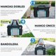 thumbnail image 4 of Hielera Portátil Grande, Bolsa Térmica Impermeable y Antifugas, Cooler Plegable con Correa de Hombro, Ideal para Playa, Camping y Picnic, 4 of 4