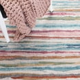 thumbnail image 6 of SAFAVIEH Phoenix Rhona Striped Area Rug, Ivory/Blue, 9' x 12', 6 of 8
