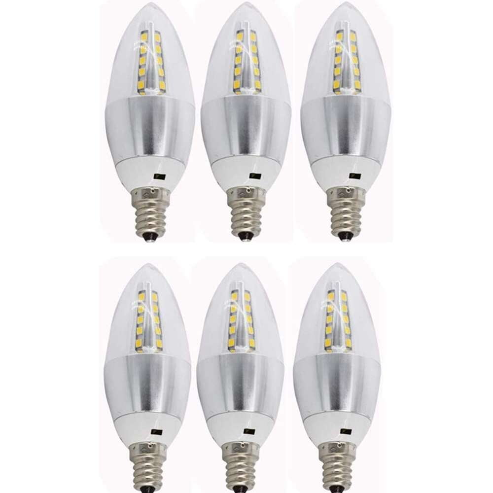 Crday 5W LED Candelabra Bulbs E12 Base LED Candle Light Bulbs for