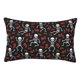thumbnail image 1 of Fotbe Skeleton with Roses Funda de Almohada Decorativa Estilo Occidental, Lujo en Algodón, Fundas para Almohadas King, Cojín Estampado para Decoración del Hogar-16"x24", 1 of 6
