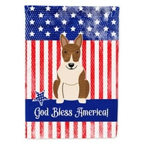 Carolines Treasures BB3132GF Patriotic USA Bull Terrier Brindle Garden Size Flag