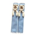 thumbnail image 3 of DOLITY 2 Pièces Poignée de Porte de Réfrigérateur Couvre Réfrigérateur Micro-Ondes Porte Tissu Bleu Clair, 3 of 9