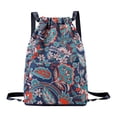 thumbnail image 1 of Mochila de deporte plegable con cordón de gran capacidad para separar lo seco de lo mojado., 1 of 3