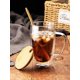 thumbnail image 2 of 2-pack 350 ml Glaskaffemuggar med Trälock Isolerade Koppar, 2 of 5