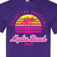 thumbnail image 4 of Inktastic Summer Enjoy the Sunshine Naples Beach Florida in Pink T-Shirt, 4 of 5