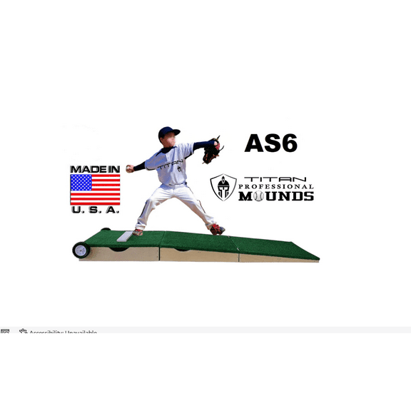 Titan Professional Mounds AS6 6-Inch Portable Youth Baseball Pitching Mound
