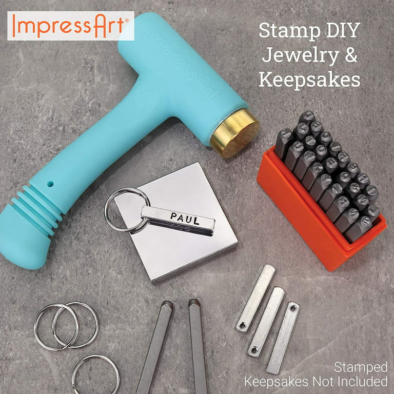 ImpressArt - Ring Making Kit for Metal Stamping Rings, Jewelry Making,  Gifts and DIY Projects (Ring Stamping Kit, Kit Only)