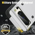 thumbnail image 2 of TECH CIRCLE For Google Pixel 8A Protective Case Cover,Built-in Kickstand Heavy Duty Military Grade Protection Shock Proof Armour Cover for Google Pixel 8A 6.1" 2023,White, 2 of 7