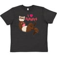 thumbnail image 3 of Inktastic I Love Ferrets Youth T-Shirt, 3 of 5