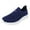 Blue, variant on PMUYBHF Male Mens Leather Boot Men Couple Shoes Summer Large Size Lightweight Mesh Outdoor Sneakers Non Slip Casual Running Shoes 43