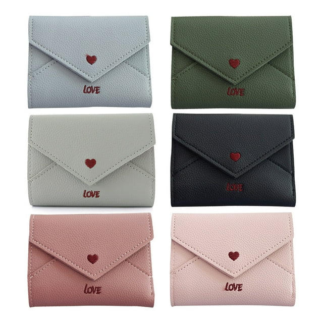 Lady Wallet Fashion Casual Multipurpose Card Holder Clutch Wallet Mini Wallet