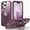 Dark Red, variant on TECH CIRCLE Case for iPhone 13 Pro 6.1" 2021 - Translucent Back Sturdy Rotating Kickstand Shell Cover Compatible with MagSafe with Phone Ring Holder, Dark Red