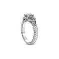 thumbnail image 2 of 1 1/10ct Diamond Round Vintage Engagement Ring 14k White Gold, 2 of 3