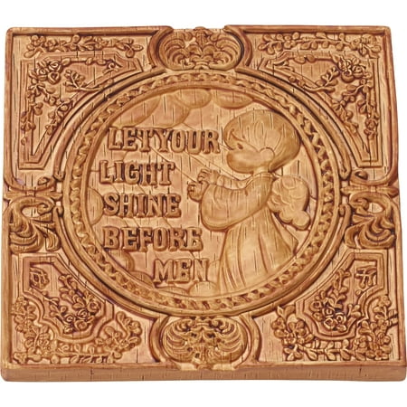 Precious Moments Let Your Light Shine Before Men Little Angel Wood Look Wall Plaque Resin 179104