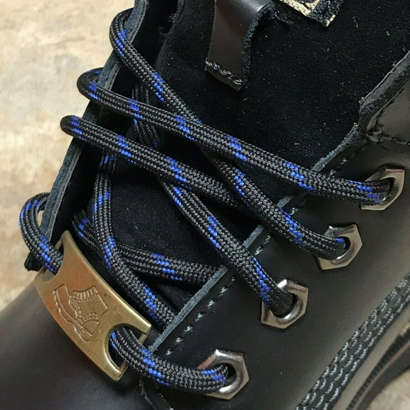 Lacets Ronds Robustes de 5 mm d'Épaisseur, Cordons de Remplacement pour Bottes et Chaussures de Randonnée, de Marche, de Construction et de Sécurité