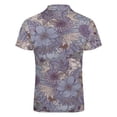 thumbnail image 5 of The Wild Side Avender Ice Men Zipper T-shirt Summer Casual Short Sleeve T-shirt Top, 5 of 7
