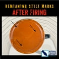 thumbnail image 7 of 3-Point Kiln Stilt Ceramic Tripod with Points 2-1/4 Inch Apart for Kiln Firing of Ceramics and Pottery - MAXIMUM FIRING TEMPERATURE 2025 DEGREES F - CONE 03 - (Pkg/6), 7 of 7