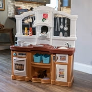 Step2 Fun with Friends Tan Toddler Plastic Play Kitchen Play Set