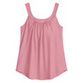 thumbnail image 7 of Tank Tops for Women Built in Bra Athletic Gum Running Tops Shelf Bra Tank Ladies Cute Summer Tops Supportive Plus Size Tank Tops Wide Strap Padded Tank Tops Halter Tops Camisole Tops Tunic Tops Pink, 7 of 7