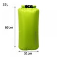 thumbnail image 2 of Outdoor Ultimate Dry Sack 30D Nylon Diamond Grid Ultralight Snorkel Bag Drifting Swimming Debris Clothes Sleeping Bag Storage Bag Waterproof Bag Swimming Bag, 2 of 10