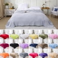 thumbnail image 1 of Sentmoon Summer Blanket Blankets Soft Fleece Blanket Warm Throw Cozy Solid Bed Cover Plush Sofa Rug Lightweight Layer for Couch Bedding Relaxation and All Season Comfort, 1 of 7