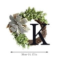 thumbnail image 2 of Utoimkio Summer Wreath for Front Door with Welcome Sign,14 Inch Artificial Front Door Wreath Summer Door Wreath for Front Door Wall Window Festival Farmhouse Porch Patio Garden Decor, 2 of 6