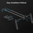 thumbnail image 4 of SMALLRIG Universal Shoulder Rig Kit, Camera Shoulder Rig, 16"/ 40cm Extended 15mm Rod Support System Camera Stabilizer for DSLR Camcorder, for Filmmak, 4 of 8