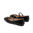 thumbnail image 6 of Domuza Mary Jane Shoes for Women Slip on Dressy Ballet Shoes for Women New Comfy Non-Slip Shoes for Formal School Walking Black 10（EU-43）, 6 of 7
