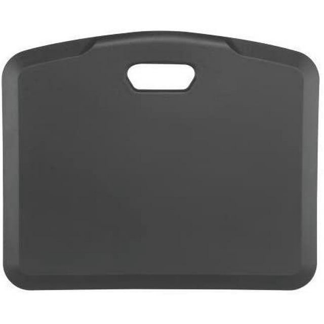 Tapis de Sol Anti-Fatigue, Tapis de Confort Portable 18 x 22 Pouces pour Poste de Travail Debout Antidérapant et Imperméable, Noir