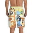 thumbnail image 4 of Lsque Bluey Mens Sleep Pajama Shorts,Short Pajama Pants, Cotton Ultra-Soft Knit-Small, 4 of 9