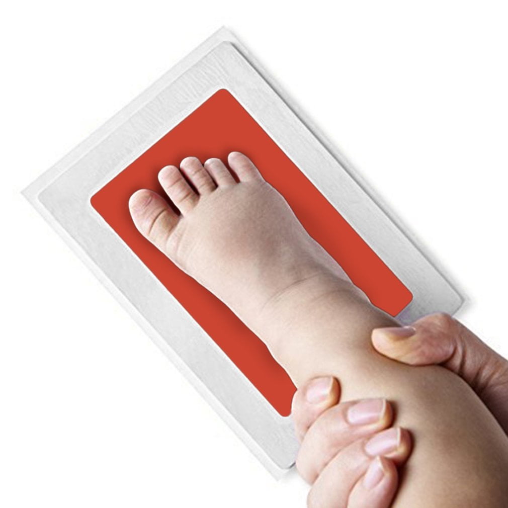 Newborn Baby Handprint Footprint Pad Safe Easy To Clean No Mess Non