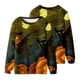 thumbnail image 4 of Hombres Casual Moda Cuello Redondo Sudadera Halloween 3D Print Pullover Manga Larga Tops Pompotops oipoqjl39312, 4 of 7
