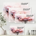 thumbnail image 4 of Designart ' Abstract Portrait of Pink Flamingo V ' Farmhouse Canvas Wall Art Print, 4 of 4