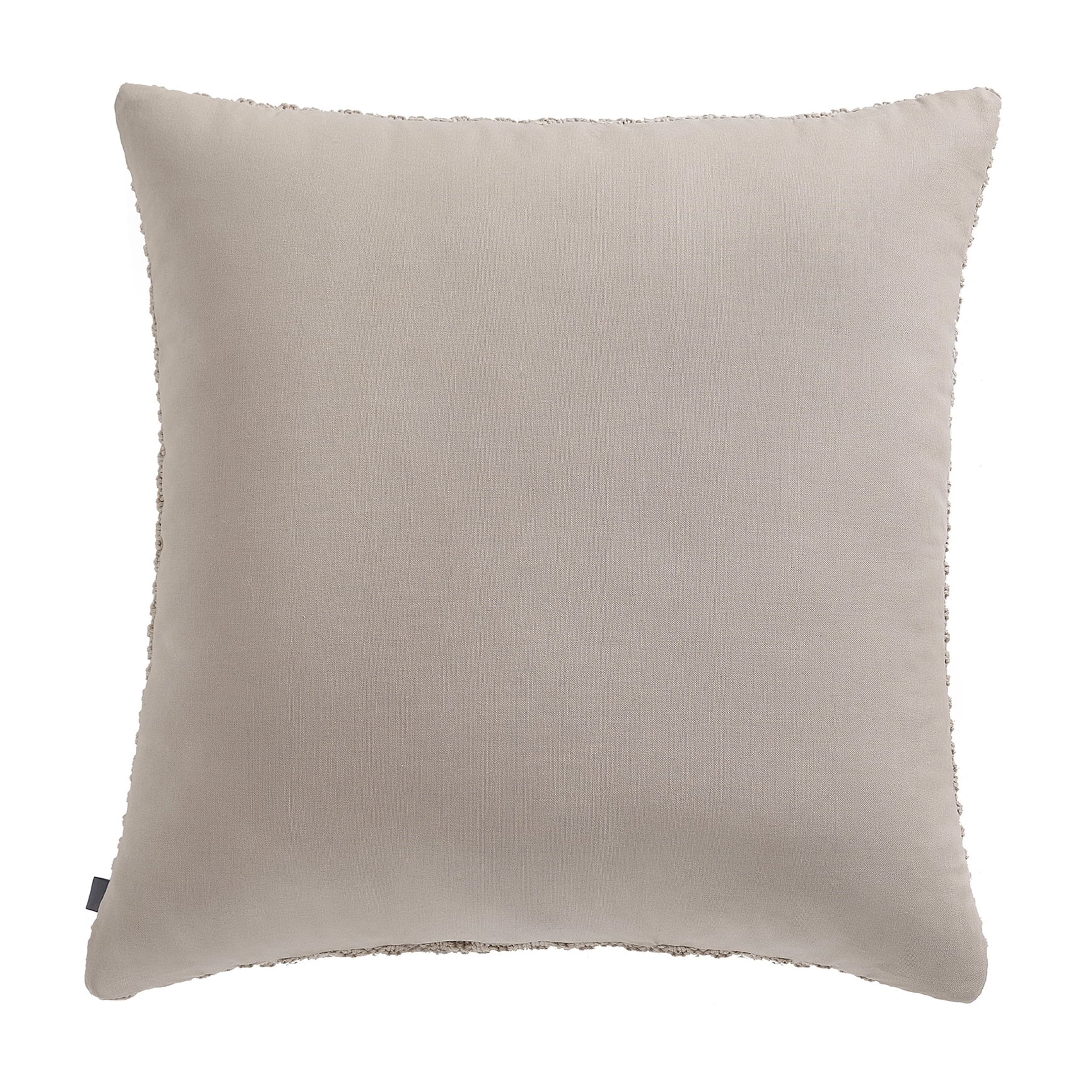 My Texas House 22" x 22" Kelsey Taupe Acrylic Knit Decorative Pillow